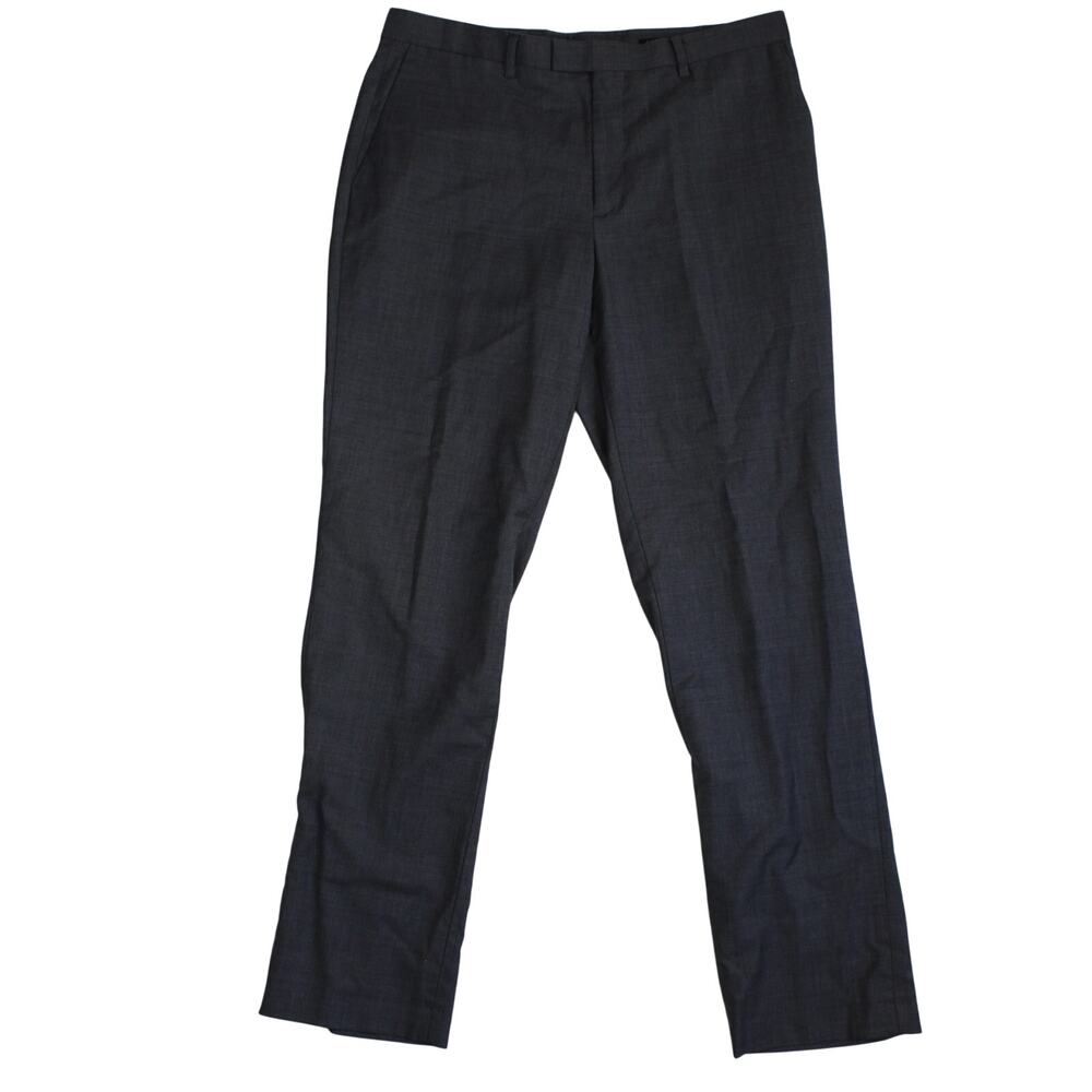 Wool Dress Pants Banana Republic Mens 34 x 34 Gray Stretch Italy Classic Office